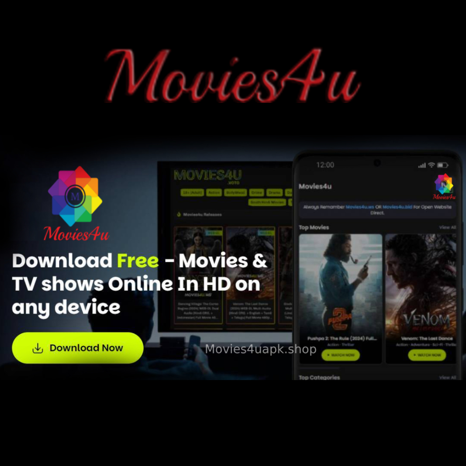 Movies4u Free APK Download - Stream HD Movies, Lightweight and Fast